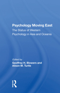Cover image: Psychology Moving East 1st edition 9780367284589