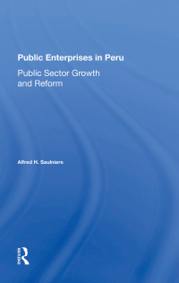 Immagine di copertina: Public Enterprises In Peru 1st edition 9780367284671