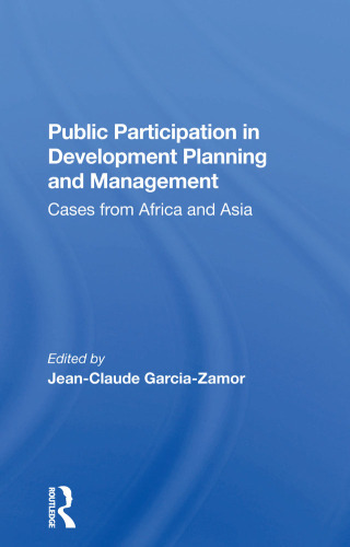 Cover image: Public Participation In Development Planning And Management 1st edition 9780367300203