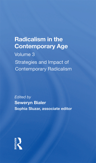 Imagen de portada: Radicalism In The Contemporary Age, Volume 3 1st edition 9780367300425