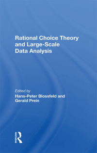 Imagen de portada: Rational Choice Theory And Large-Scale Data Analysis 1st edition 9780367285005