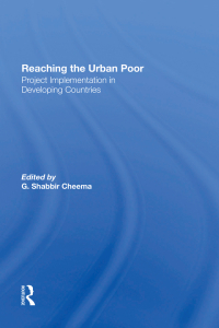 صورة الغلاف: Reaching The Urban Poor 1st edition 9780367300517