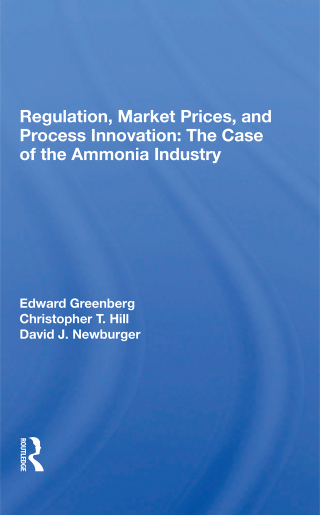 Imagen de portada: Regulation, Market Prices, And Process Innovation 1st edition 9780367300999