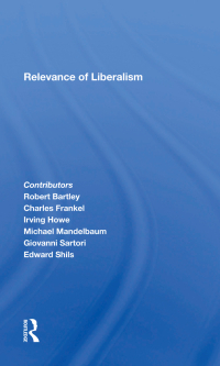 Imagen de portada: Relevance Of Liberalism 1st edition 9780367285562