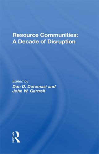 Cover image: Resource Communities 1st edition 9780367301255