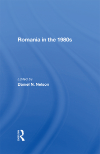 Cover image: Romania In The 1980s 1st edition 9780367286200