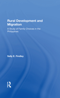 Imagen de portada: Rural Development And Migration 1st edition 9780367301736