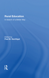 Imagen de portada: Rural Education 1st edition 9780367301750