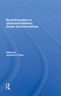 Imagen de portada: Rural Education In Urbanized Nations 1st edition 9780367301767