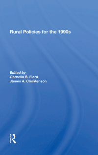 Imagen de portada: Rural Policies For The 1990s 1st edition 9780367286361