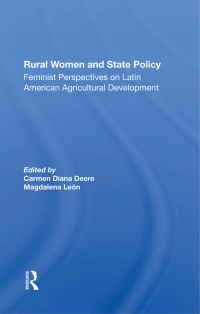 Imagen de portada: Rural Women And State Policy 1st edition 9780367301897
