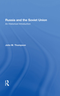 Cover image: Russia And The Soviet Union 2nd edition 9780367286460