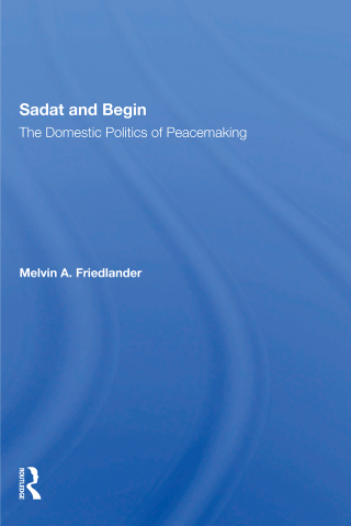 Cover image: Sadat And Begin 1st edition 9780367302009
