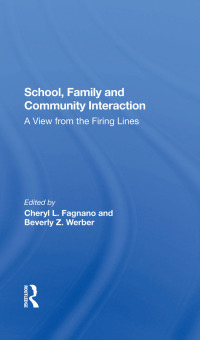 Imagen de portada: School, Family, And Community Interaction 1st edition 9780367286620