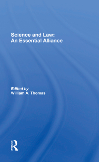 Cover image: Science And Law 1st edition 9780367302108