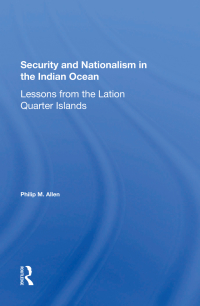 Imagen de portada: Security And Nationalism In The Indian Ocean 1st edition 9780367302375