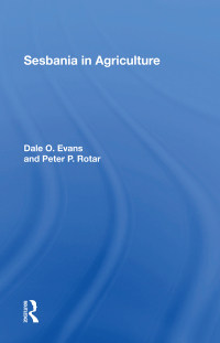 Imagen de portada: Sesbania In Agriculture 1st edition 9781000239409