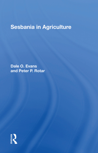 Cover image: Sesbania In Agriculture 1st edition 9780367302566