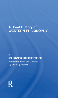 Immagine di copertina: A Short History Western Philosophy 1st edition 9780367302726