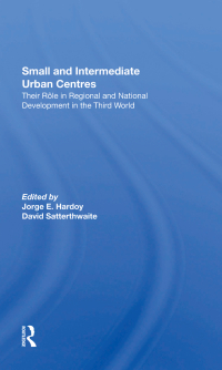 Imagen de portada: Small And Intermediate Urban Centres 1st edition 9780367302825