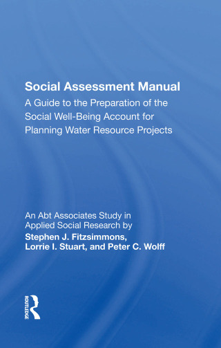 Cover image: Social Assessment Manual 1st edition 9780367287450