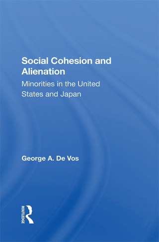 Immagine di copertina: Social Cohesion And Alienation 1st edition 9780367287498