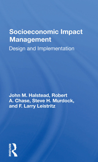 Imagen de portada: Socioeconomic Impact Management 1st edition 9780367303303