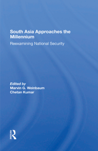 Cover image: South Asia Approaches The Millennium 1st edition 9780367287979