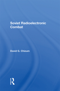 Cover image: Soviet Radioelectronic Combat 1st edition 9780367303839