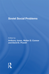 Imagen de portada: Soviet Social Problems 1st edition 9780367303853