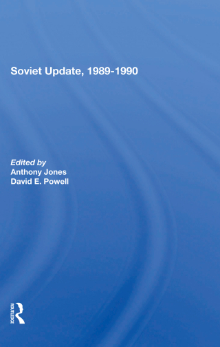 Imagen de portada: Soviet Update, 1989-1990 1st edition 9780367288426