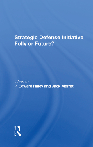 Cover image: Strategic Defense Initiative 1st edition 9780367304300