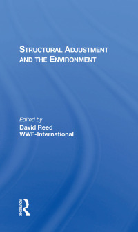 Cover image: Structural Adjustment And The Environment 1st edition 9780367289003