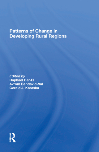 Cover image: Patterns Of Change In Developing Rural Regions 1st edition 9780367297893