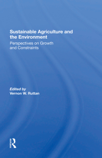 Imagen de portada: Sustainable Agriculture And The Environment 1st edition 9780367289287