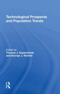 Imagen de portada: Technological Prospects And Population Trends 1st edition 9780367289621