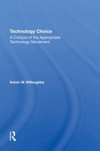 Cover image: Technology Choice 1st edition 9780367289690