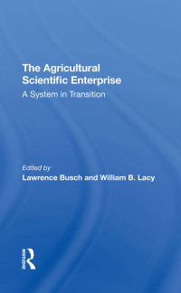 Imagen de portada: The Agricultural Scientific Enterprise 1st edition 9780367305482