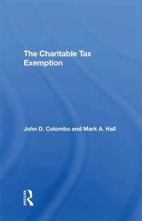Cover image: The Charitable Tax Exemption 1st edition 9780367290740