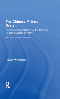 Imagen de portada: The Chinese Military System 1st edition 9780367306281