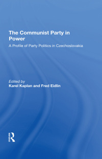 Cover image: The Communist Party In Power 1st edition 9780367290962