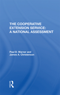 Imagen de portada: The Cooperative Extension Service 1st edition 9780367306519