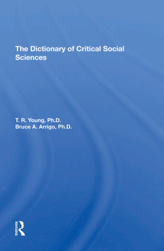 Imagen de portada: The Dictionary Of Critical Social Sciences 1st edition 9780367306731