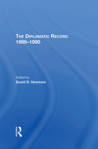 Cover image: The Diplomatic Record 1989-1990 1st edition 9780367291303
