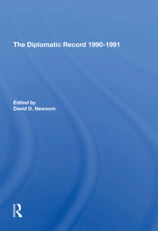 Titelbild: The Diplomatic Record 19901991 1st edition 9780367306779