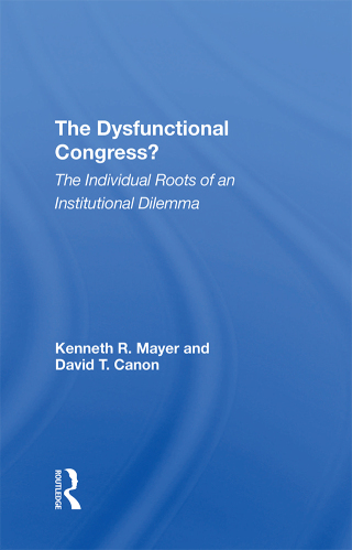 Imagen de portada: The Dysfunctional Congress? 1st edition 9780367291426