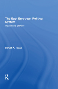 Cover image: The East European Political System 1st edition 9780367291457