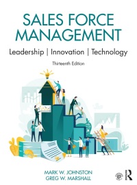 Imagen de portada: Sales Force Management 13th edition 9780367682088