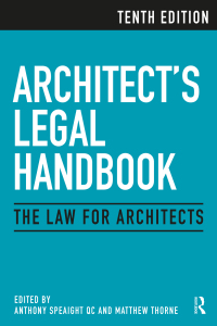 Imagen de portada: Architect's Legal Handbook 10th edition 9780367233686