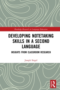 Cover image: Developing Notetaking Skills in a Second Language 1st edition 9780367683115